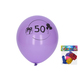 Balon 30 cm - set 5 kom, s številko 50
