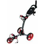 Axglo TriLite Grey/Red Ročni voziček za golf