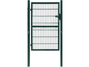 VIDAXL 2D ograjna vrata (enojna) zelena 106x190 cm