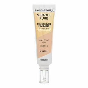 Max Factor Miracle Pure Skin-Improving Foundation puder za vse tipe kože 30 ml odtenek 75 Golden