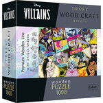 Trefl Wood Craft Origin puzzle Disney: Srečanje zlikovcev 1000 kosov