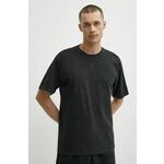 Bombažna kratka majica adidas moška, črna barva, IN3166 - črna. Kratka majica iz kolekcije adidas, izdelana iz elastične pletenine. Model iz izjemno udobne bombažne tkanine.
