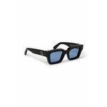 Sončna očala Off-White ženska, črna barva, OERI126_501040 - črna. Sončna očala iz kolekcije Off-White. Model s prozornimi stekli in okvirji iz plastike. Ima filter UV 400.