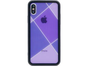 Chameleon Apple iPhone X/XS - Ovitek iz gume in stekla (TPUG) - Purple Net