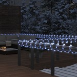 vidaXL Svetlobna veriga s 120 LED lučkami hladno bela 5 m PVC