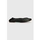Usnjene balerinke Tommy Hilfiger TH ELEVATED ELASTIC črna barva, FW0FW07222 - črna. Balerinke iz kolekcije Tommy Hilfiger, izdelane iz naravnega usnja. Model z usnjeno notranjostjo, ki je udobna za noge.