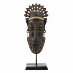 NEW Okrasna Figura 22 x 16 x 57 cm Afričanka