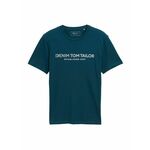 TOM TAILOR DENIM Majica petrol / bela 27075024
