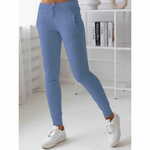 Dstreet Ženske športne hlače FITS modre uy0972 XL