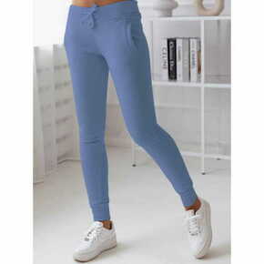 Dstreet Ženske športne hlače FITS modre uy0972 XL