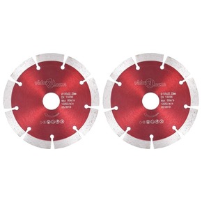 Shumee Diamantni rezalni diski 2 kosa iz jekla 125 mm