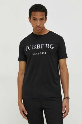 Bombažna kratka majica Iceberg moški
