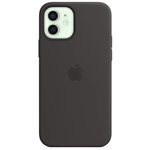 Apple iPhone 12/12 Pro Silicone Case ovitek, z MagSafe, Black