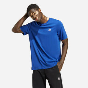 Bombažna kratka majica adidas Originals - modra. Kratka majica iz kolekcije adidas Originals