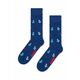 Nogavice Happy Socks Anchor Sock - modra. Nogavice iz kolekcije Happy Socks. Model izdelan iz elastičnega, vzorčastega materiala.
