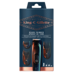 Gillette King C. komplet z moškim brezžičnim obrezovalnikom za brado