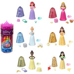Disney Princess Color reveal Kráľovská malá bábika s kvetmi ASST