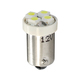 M-TECH 2x žarnica LED 12 V, T4W, bela, Ba9s