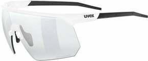 UVEX Pace One V White Matt/Variomatic Litemirror Silver Kolesarska očala