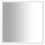 VIDAXL Ogledalo belo 40x40 cm