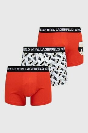 Boksarice Karl Lagerfeld 3-pack moški - pisana. Boksarice iz kolekcije Karl Lagerfeld. Model izdelan iz udobne pletenine. V kompletu so trije pari.