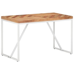 Shumee Jedilna miza 120x60x76 cm trden akacijev in mangov les