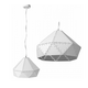 Toolight Kovinska viseča stropna svetilka APP237-1CP Bela