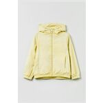 Otroška vodoodporna jakna OVS rumena barva - rumena. Otroška Vodoodporna jakna iz kolekcije OVS. Podloženi model izdelan iz enobarvnega materiala.