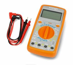 Multimeter digitalni DPM VC505 zvočnim signalom oranžen