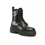 Tommy Jeans Pohodni čevlji Urban Tommy Jeans Lace Up Boot EN0EN01995 Črna