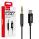 Avdio kabel USB-C na AUX Mini Jack 3,5 mm 1 m AMIO-04294