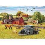 Cobble Hill Puzzle Poletno popoldne na kmetiji 1000 kosov