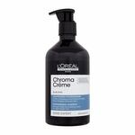 L’Oréal Chroma Crème Professional Shampoo Blue Dyes šampon za svetlo rjave lase za nevtralizacijo oranžnih tonov 500 ml za ženske