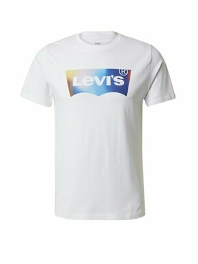 Bombažna kratka majica Levi's bela barva - bela. Lahkotna kratka majica iz kolekcije Levi's