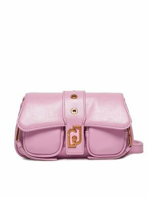 Torbica Liu Jo vijolična barva - vijolična. Majhna torbica iz kolekcije Liu Jo. Model na zapenjanje