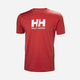 Helly Hansen T-shirt - rdeča. T-shirt iz zbirke Helly Hansen. Model narejen iz tanka, elastična tkanina.