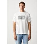 Armani Exchange kratka majica moška bombažna bela XM003100.AF10356