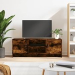 Vidaxl TV omarica dimljeni hrast 102x30x37,5 cm inženirski les