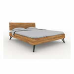 Hrastova zakonska postelja 200x200 cm Golo 2 - The Beds