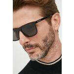 Sončna očala Saint Laurent moški, rjava barva - rjava. Sončna očala iz kolekcije Saint Laurent. Model s enobarvnimi stekli in okvirji iz plastike. Ima filter UV 400.