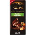 Lindt Maître Chocolatier - temna čokolada z lešniki - 110 g