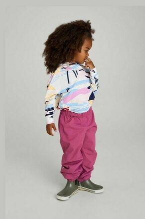 Otroške dežne hlače Reima Kaura vijolična barva - vijolična. Otroške nepremočljive hlače iz kolekcije Reima. Model izdelan iz enobarvnega materiala. Trpežen model