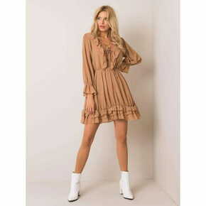 Och Bella Ženske obleke Winona OCH BELLA brown TW-SK-BI-0761.92_355647 Univerzalni