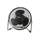 Equip-Life 245420 namizni ventilator, črn