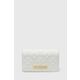 Torbica Love Moschino bela barva - bela. Majhna torbica iz kolekcije Love Moschino. Model na zapenjanje, izdelan iz imitacije lakastega usnja.