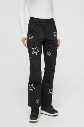 Smučarske hlače Rossignol Stellar x JCC črna barva - črna. Smučarske hlače iz kolekcije Rossignol. Model izdelan iz trpežnega materiala z vodoodporno prevleko.