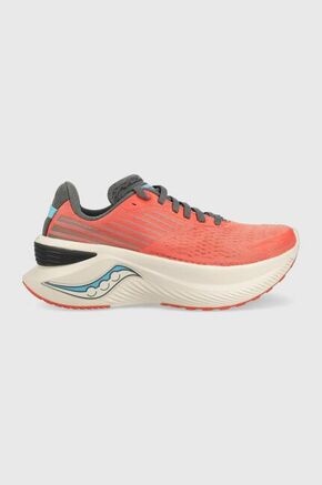 Tekaški čevlji Saucony Endorphin Shift 3 oranžna barva - oranžna. Tekaški čevlji iz kolekcije Saucony. Model zagotavlja blaženje stopala med aktivnostjo.