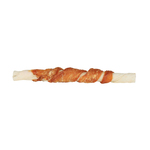 Trixie DentaFun delikatesa bivolja koža ovita v piščančje meso, zvitki 12cm 70g