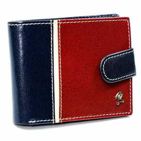 Rovicky Usnjena denarnica z varnostjo RFID Manta rdeča