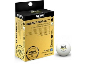 GEWO plastične žogice Select Pro 40+ *** - 6 žogic 4251454800203